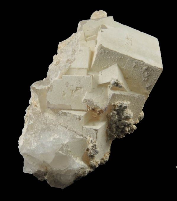 Fluorite with Hemimorphite coating from Coldstones Quarry, Sun Vein, Pateley Bridge District, North Yorkshire, England