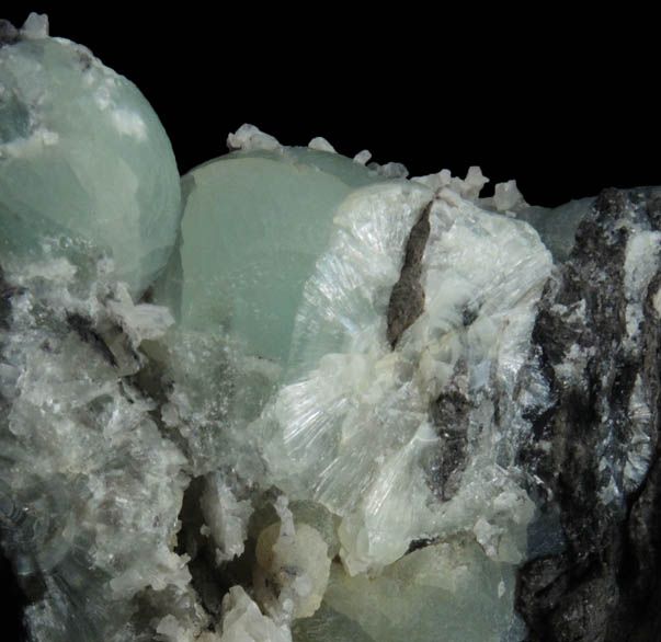 Wavellite from Laharran Quarry, Minane Bridge, County Cork, Ireland