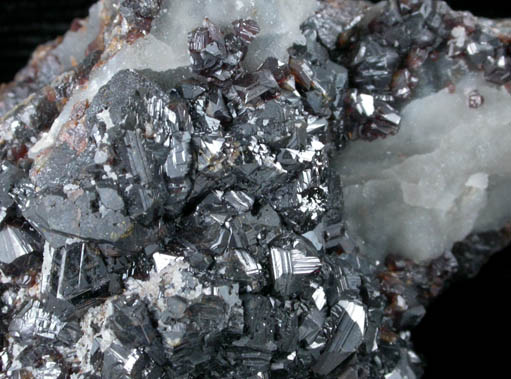 Sphalerite and Quartz from Moll Doyle Mine, Zinc Stope, Glendasan, County Wicklow, Ireland