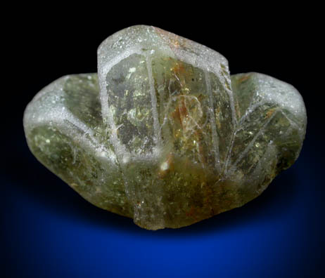 Chrysoberyl (twinned crystals) from Colatina, Esprito Santo, Brazil