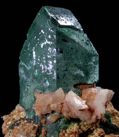 Malachite pseudomorph after Azurite from Touissit Mine, 21 km SSE of Oujda, Jerada Province, Oriental, Morocco