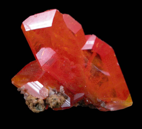 Wulfenite from Red Cloud Mine, Silver District, La Paz County, Arizona