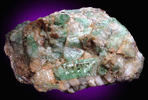 Cassiterite, Elbaite Tourmaline on Cleavelandite from Plumbago Mtn., Newry, Maine