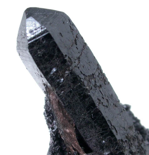 Gaudefroyite on Hausmannite from N'Chwaning Mine, Kalahari Manganese Field, Northern Cape Province, South Africa