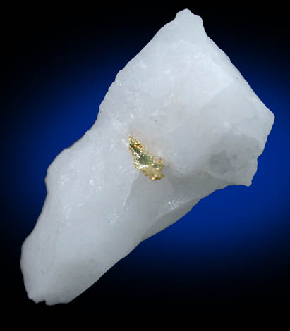 Gold in Quartz from Harvard Open Pit Mine, Jamestown, Tuolumne County, California