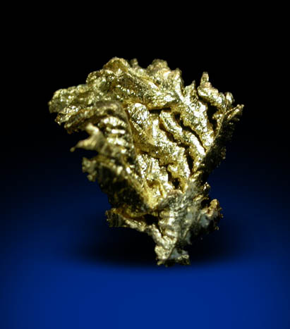 Gold from Diltz Mine, Bear Valley, Whitlock District, Mariposa County, California