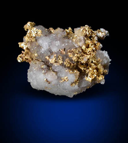 Gold in Quartz from Tuolumne County, California