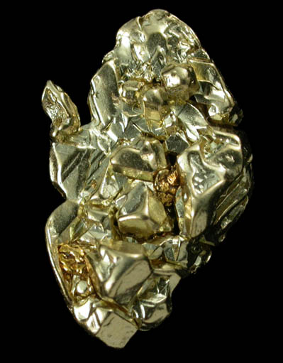 Gold (crystallized nugget) from Mount Kare, Enga, Papua New Guinea