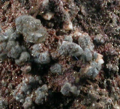 Gaidonnayite on Siderite from Poudrette Quarry, Mont Saint-Hilaire, Qubec, Canada (Type Locality for Gaidonnayite)
