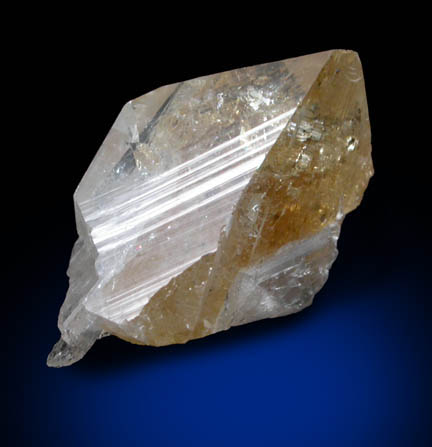 Powellite on Stilbite from Nashik District, Maharashtra, India