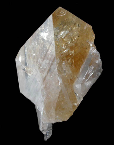 Powellite on Stilbite from Nashik District, Maharashtra, India