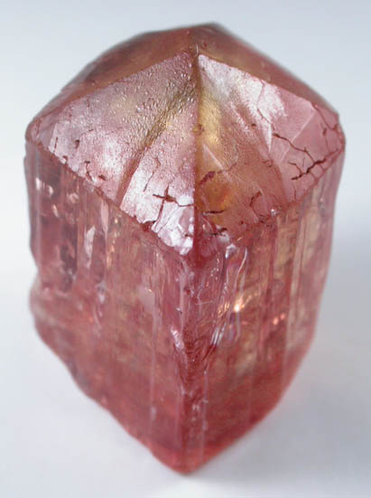 Topaz var. Imperial Topaz from Ouro Preto, Minas Gerais, Brazil