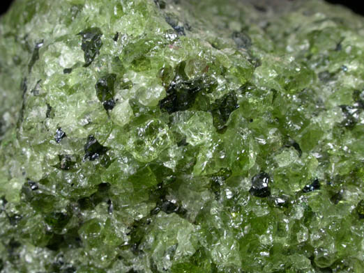 Forsterite var. Peridot from Peridot Mesa, San Carlos Indian Reservation, Gila County, Arizona