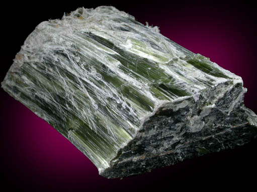 Clinochrysotile from Globe, Globe-Miami District, Gila County, Arizona