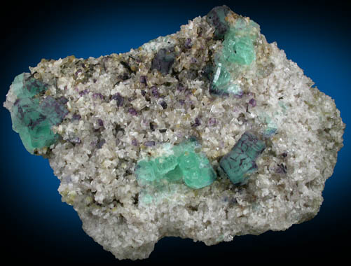 Fluorite, Quartz, Muscovite, Schorl Tourmaline from Karibib District, Erongo Mountains, Namibia