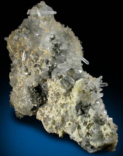 Quartz with Pyrite from Silver King Mine, Park City District, Summit County, Utah