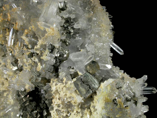 Quartz with Pyrite from Silver King Mine, Park City District, Summit County, Utah