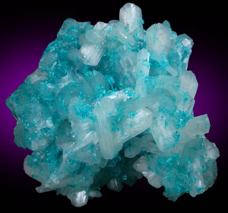 Cavansite with Stilbite-Ca from Wagholi Quarry, Maharashtra, India