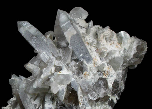 Quartz var. Smoky Quartz from Lord Hill Quarry, Stoneham, Oxford County, Maine