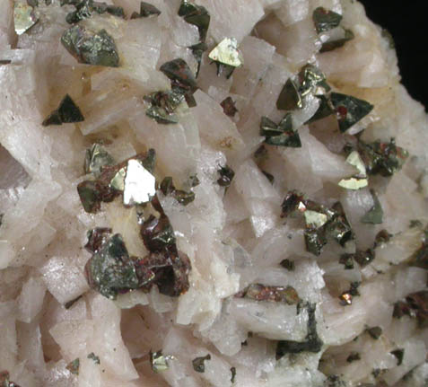 Chalcopyrite on Dolomite from Tri-State Lead-Zinc Mining District, near Joplin, Jasper County, Missouri