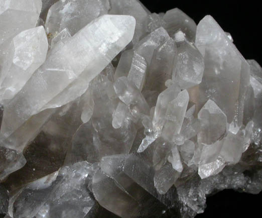 Quartz var. Smoky Quartz from Lord Hill Quarry, Stoneham, Oxford County, Maine