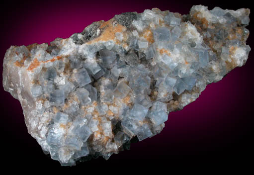 Fluorite on Quartz from Royal Flush Mine, Hansonburg District, 8.5 km south of Bingham, Socorro County, New Mexico