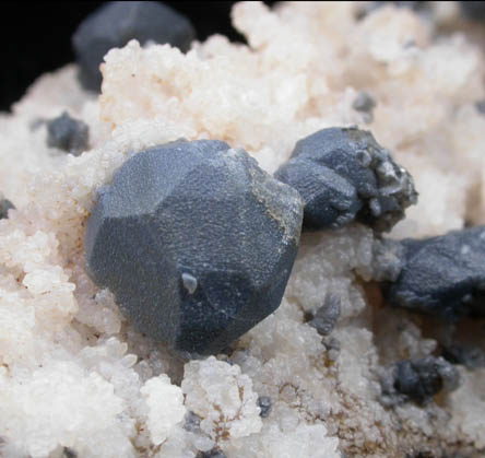 Calcite on Quartz from San Vicente Mine, Guanajuato, Mexico