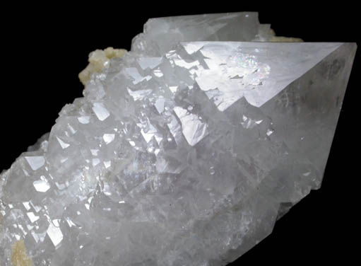 Quartz with Calcite from Santa Eulalia District, Aquiles Serdn, Chihuahua, Mexico