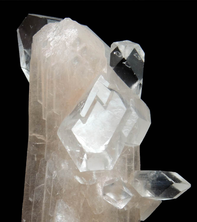 Apophyllite on Stilbite with Quartz from Pune District, Maharashtra, India