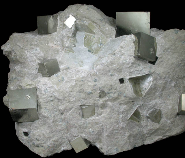 Pyrite from Victoria Mine, Navajn, La Rioja, Spain