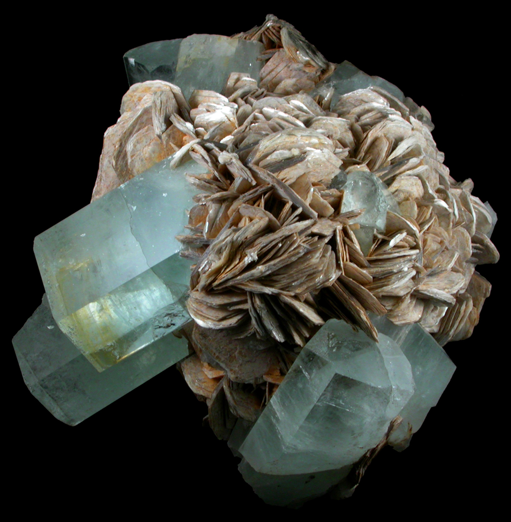 Beryl var. Aquamarine from Shigar Valley, Skardu District, Gilgit-Baltistan, Pakistan