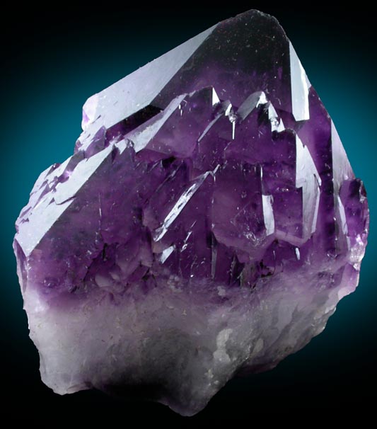 Quartz var. Amethyst Quartz with Hematite inclusions from Thunder Bay District, Ontario, Canada