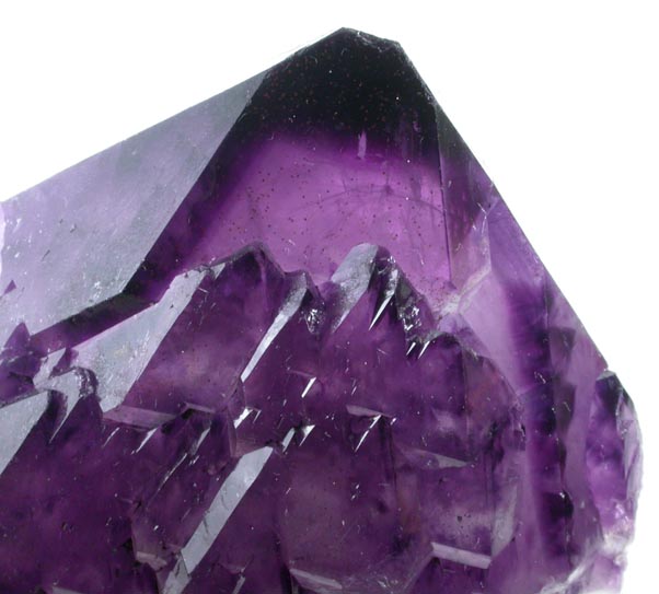 Quartz var. Amethyst Quartz with Hematite inclusions from Thunder Bay District, Ontario, Canada