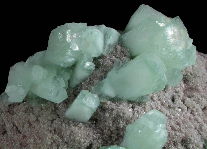 Apophyllite and Stilbite on Heulandite from Lonavala Quarry, Pune District, Maharashtra, India