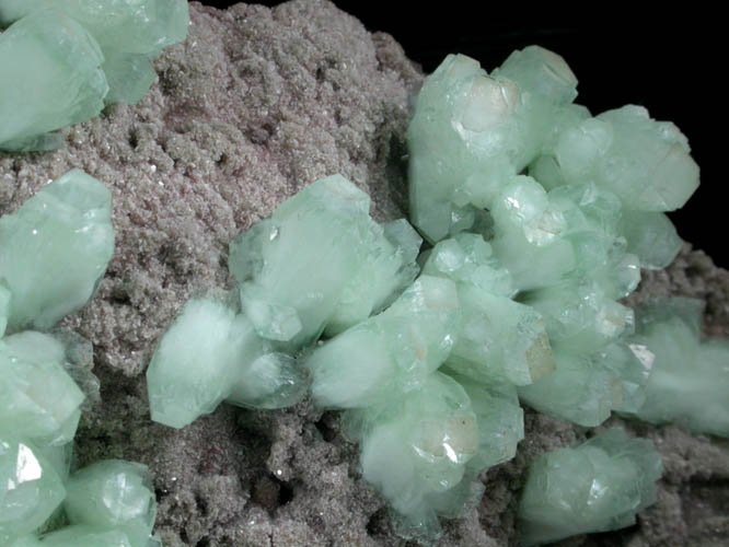 Apophyllite and Stilbite on Heulandite from Lonavala Quarry, Pune District, Maharashtra, India