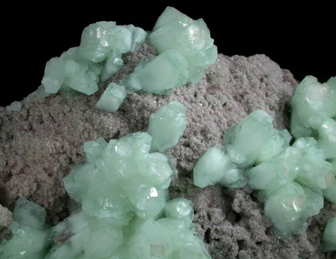 Apophyllite and Stilbite on Heulandite from Lonavala Quarry, Pune District, Maharashtra, India