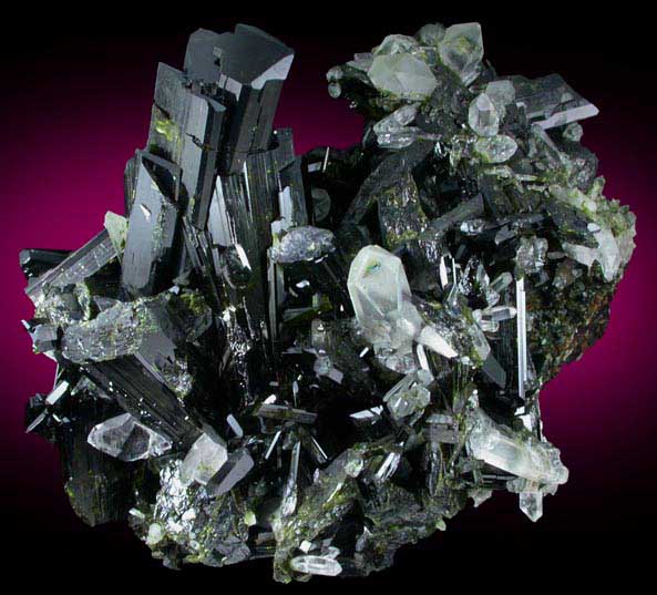 Epidote with Quartz from Green Monster Claim, south of Sulzer, Green Monster Mountain, Prince of Wales Island, Alaska