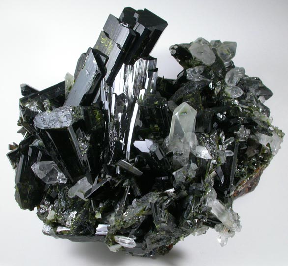 Epidote with Quartz from Green Monster Claim, south of Sulzer, Green Monster Mountain, Prince of Wales Island, Alaska