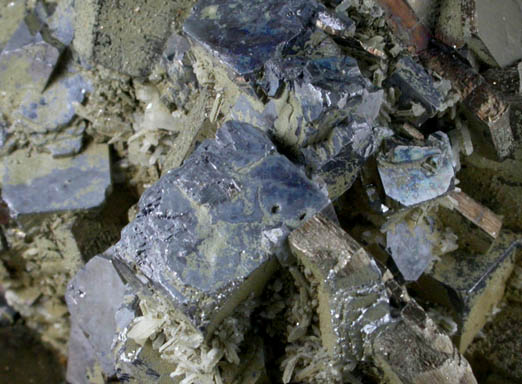 Pyrrhotite and Galena with Calcite from Nikolaevskiy Mine, Dalnegorsk, Primorskiy Kray, Russia