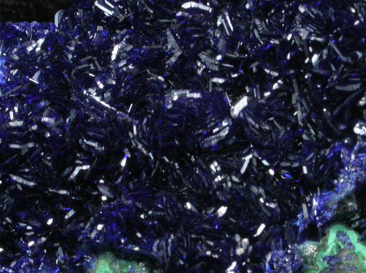 Azurite with Chrysocolla from Bisbee, Warren District, Cochise County, Arizona