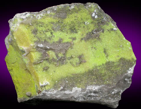 Tyuyamunite with Calcite overgrowth from Ambrosia Lake Uranium District, near Grants, McKinley County, New Mexico