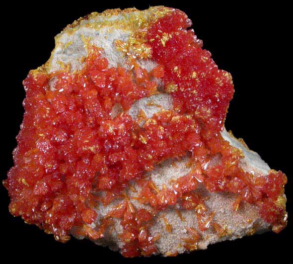 Orpiment from El'brusskiy Mine, 35 km NE of Mount Elbrus, Kabardino-Balkarian Republic, Russia