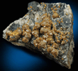 Mimetite var. Campylite and Coronadite on Quartz from Drygill Mine, Caldbeck Fells, Cumbria, England