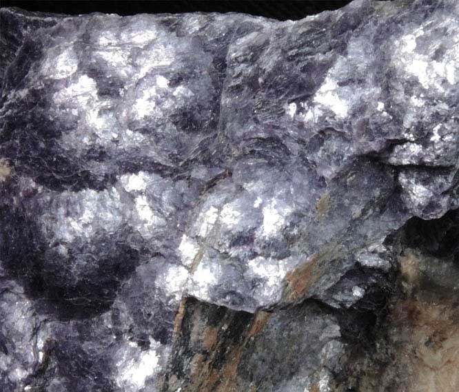 Lepidolite from Bear Claim, Sec. 17, Tp. 16, Range 16, Manitoba, Canada