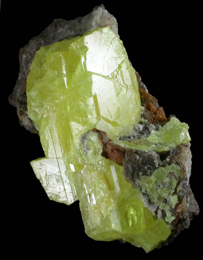 Sulfur from Vodinskoe Deposit, Samara Oblast', Povolzhsky, Russia