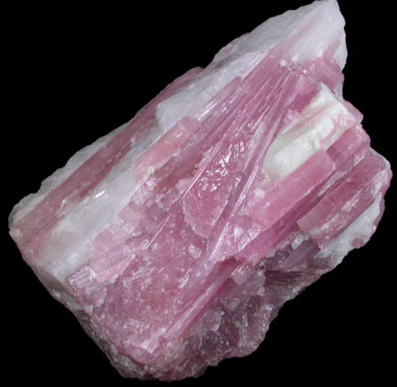 Elbaite var. Rubellite Tourmaline in Quartz from Araua, Minas Gerais, Brazil