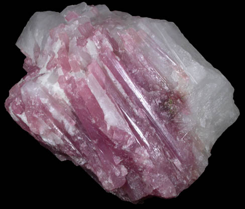 Elbaite var. Rubellite Tourmaline in Quartz from Araua, Minas Gerais, Brazil