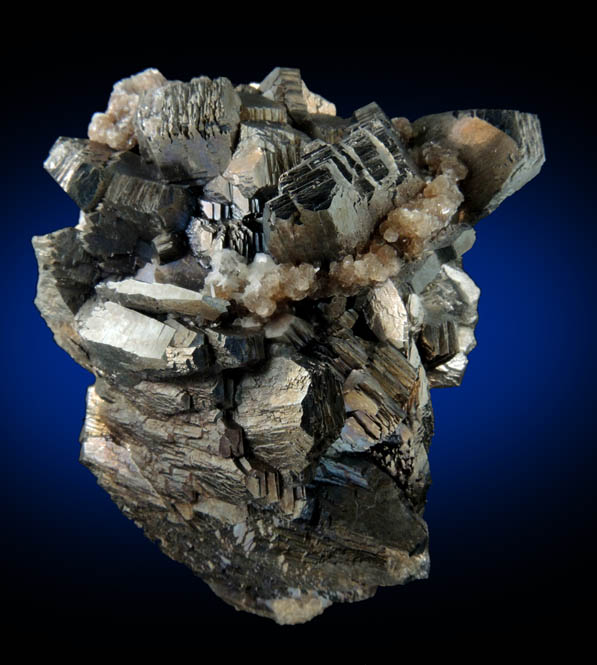 Arsenopyrite with Quartz, Calcite, Muscovite from Yaogangxian Mine, Nanling Mountains, Hunan, China