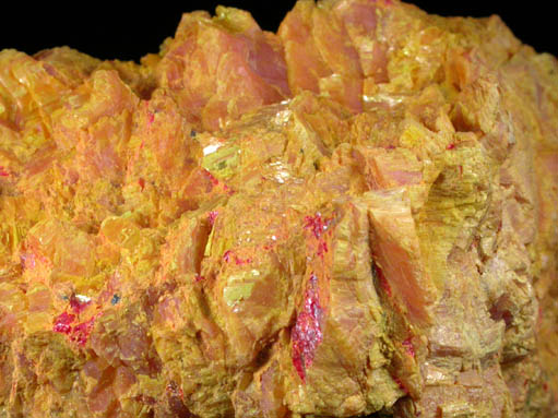 Orpiment with Realgar from Getchell Mine, Humboldt County, Nevada