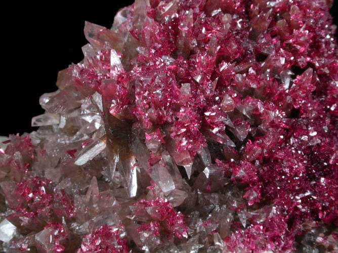 Wendwilsonite on Calcite from Aghbar Mine, 10 km east of Bou Azzer Mine, Zagora, Dra-Tafilalet, Morocco (Type Locality for Wendwilsonite)